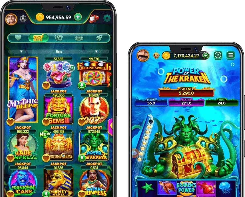 Hình ảnh các loại trò chơi casino, thể thao và slot game